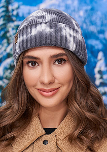 Шапка Braxton Женская короткая графит "Окленд" (314W) - Фото 1