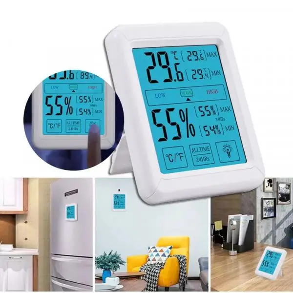 Термогигрометр многофунциональный ELITE-SDC с большим дисплеем высокоточный, фото №8 Термогигрометр многофунциональный ELITE-SDC с большим дисплеем высокоточный, фото №8