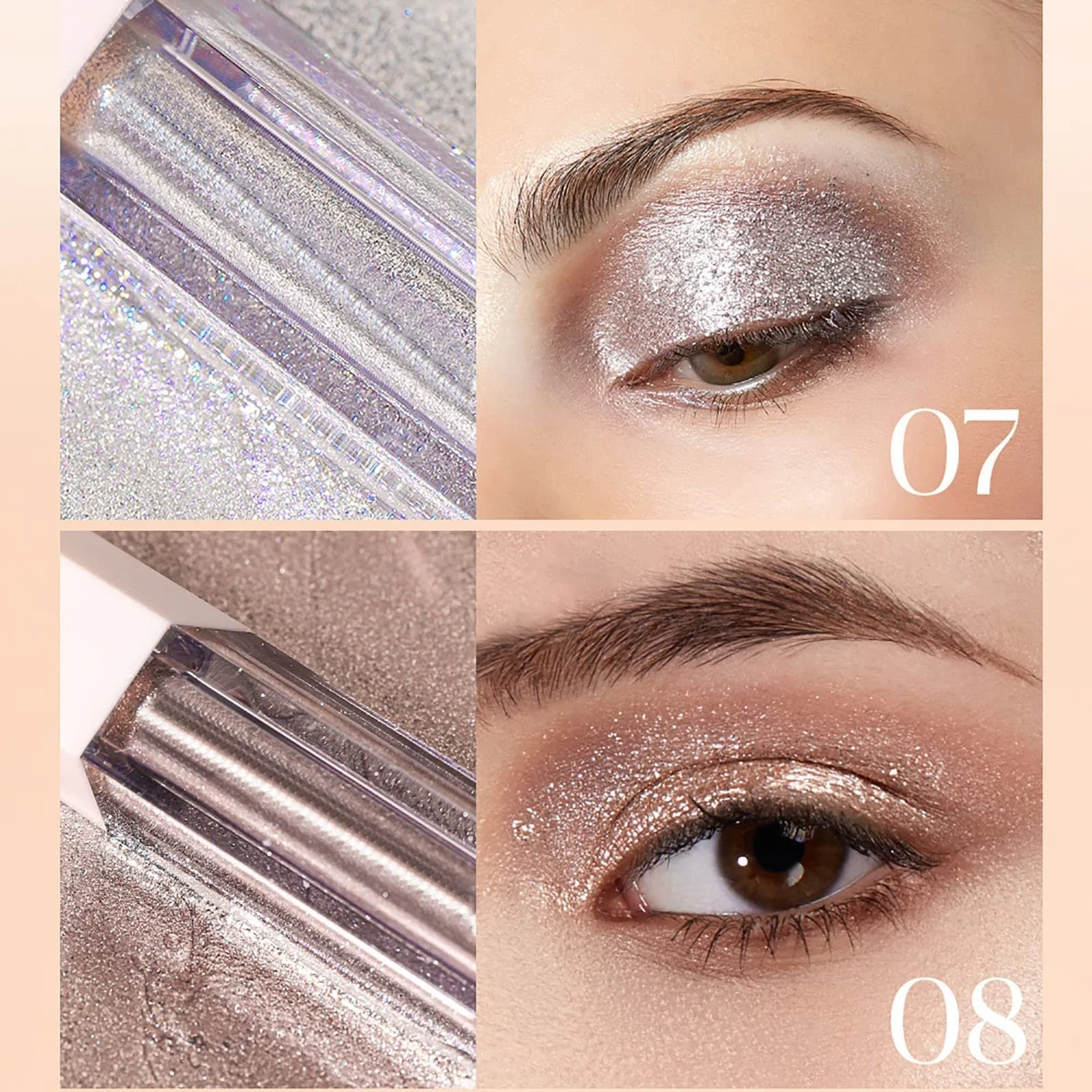 Рідкі тіні для очей Хамелеон Блискучі Металеві, фото №5 Рідкі тіні для очей Хамелеон Блискучі Металеві, фото №5