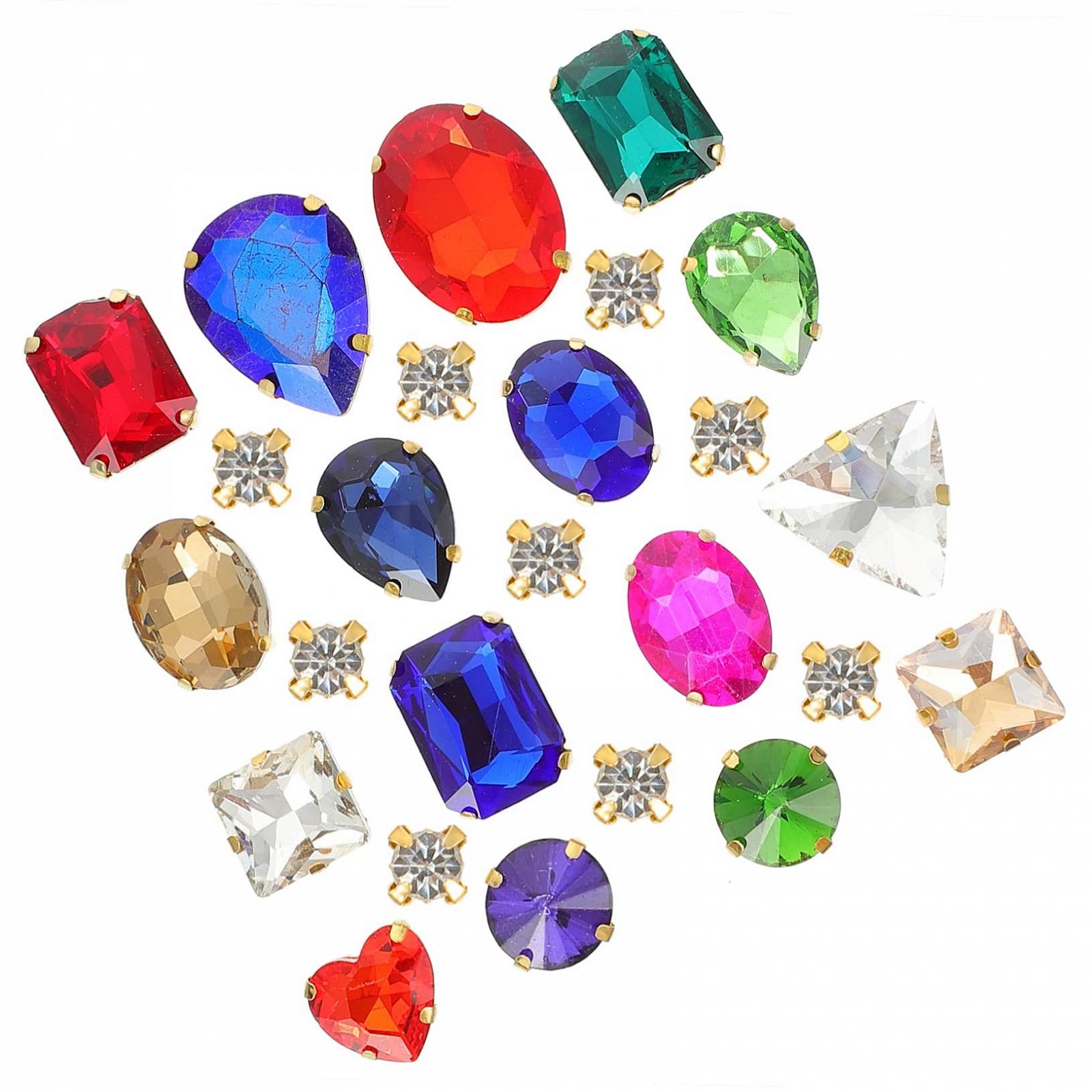 Стразы Стеклянные с Крапанами для Отделки Одежды Свадебных Платьев Аксессуары, фото №1