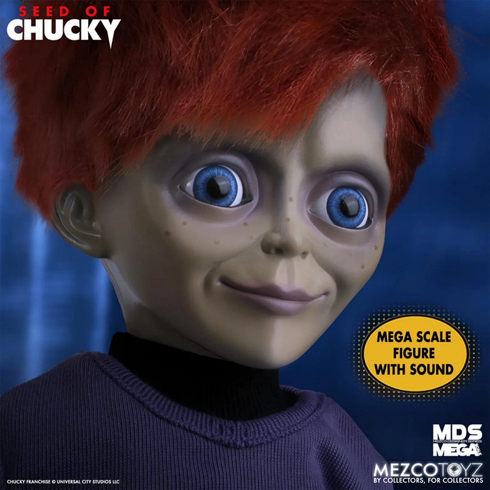 Говоряча фігурка Mezco Toyz MDS Mega Scale Chucky Glen 38 см, фото №6