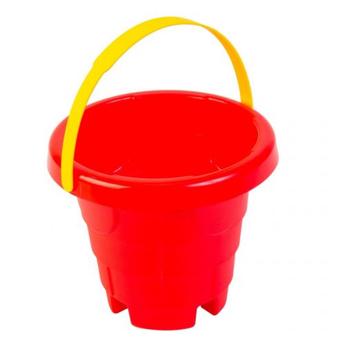 Ведерко пластиковое Башня 1 л красное [tsi134460-TSI], фото №1