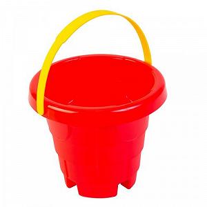 Ведерко пластиковое Башня 1 л красное [tsi134460-TSI] - Фото 1