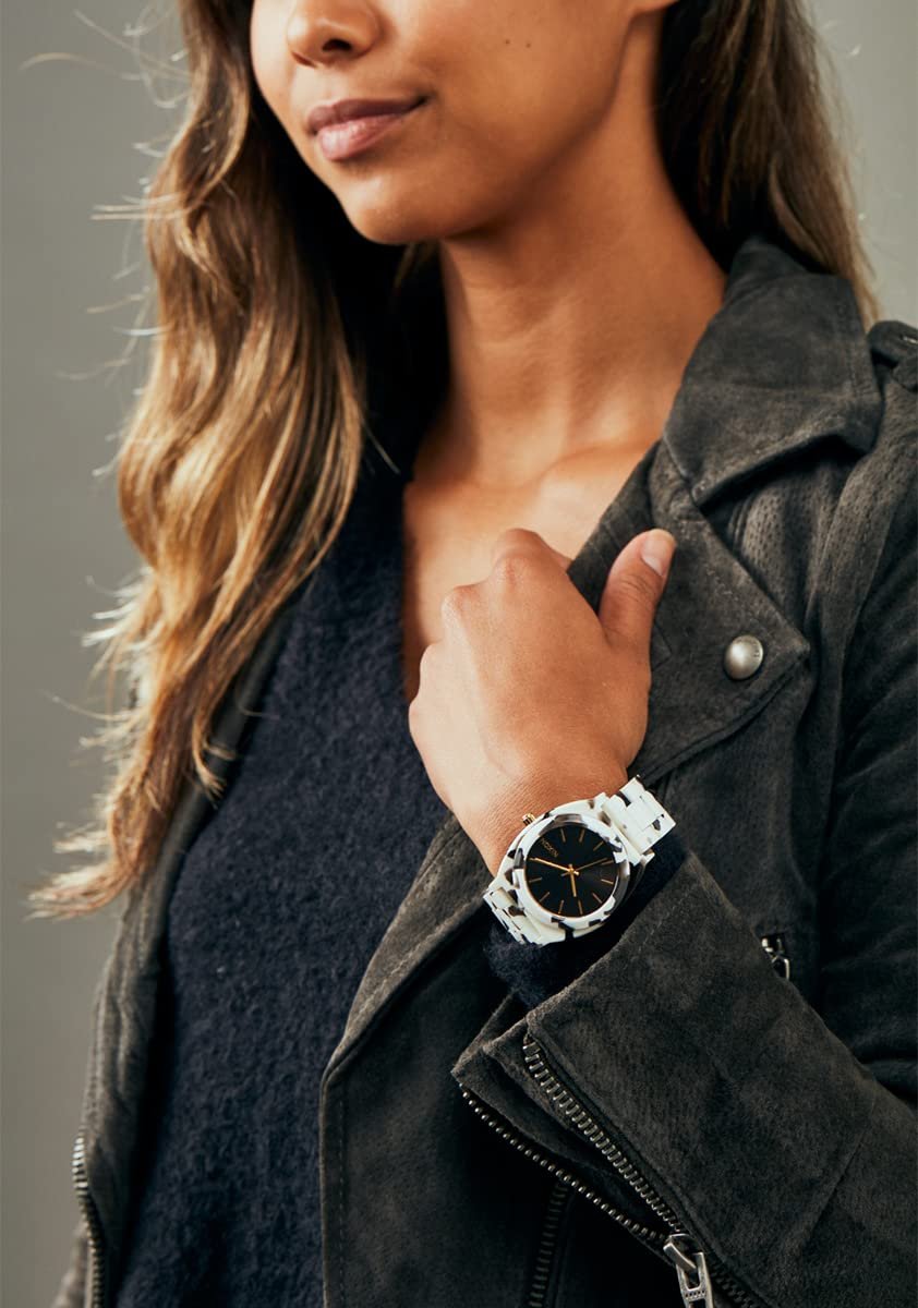 Часы Nixon Женские Аналоговые Кварцевый Механизм Miyota с Тремя Стрелками A327-2882-00 Черный Tortoise Браслет, фото №6 Часы Nixon Женские Аналоговые Кварцевый Механизм Miyota с Тремя Стрелками A327-2882-00 Черный Tortoise Браслет, фото №6