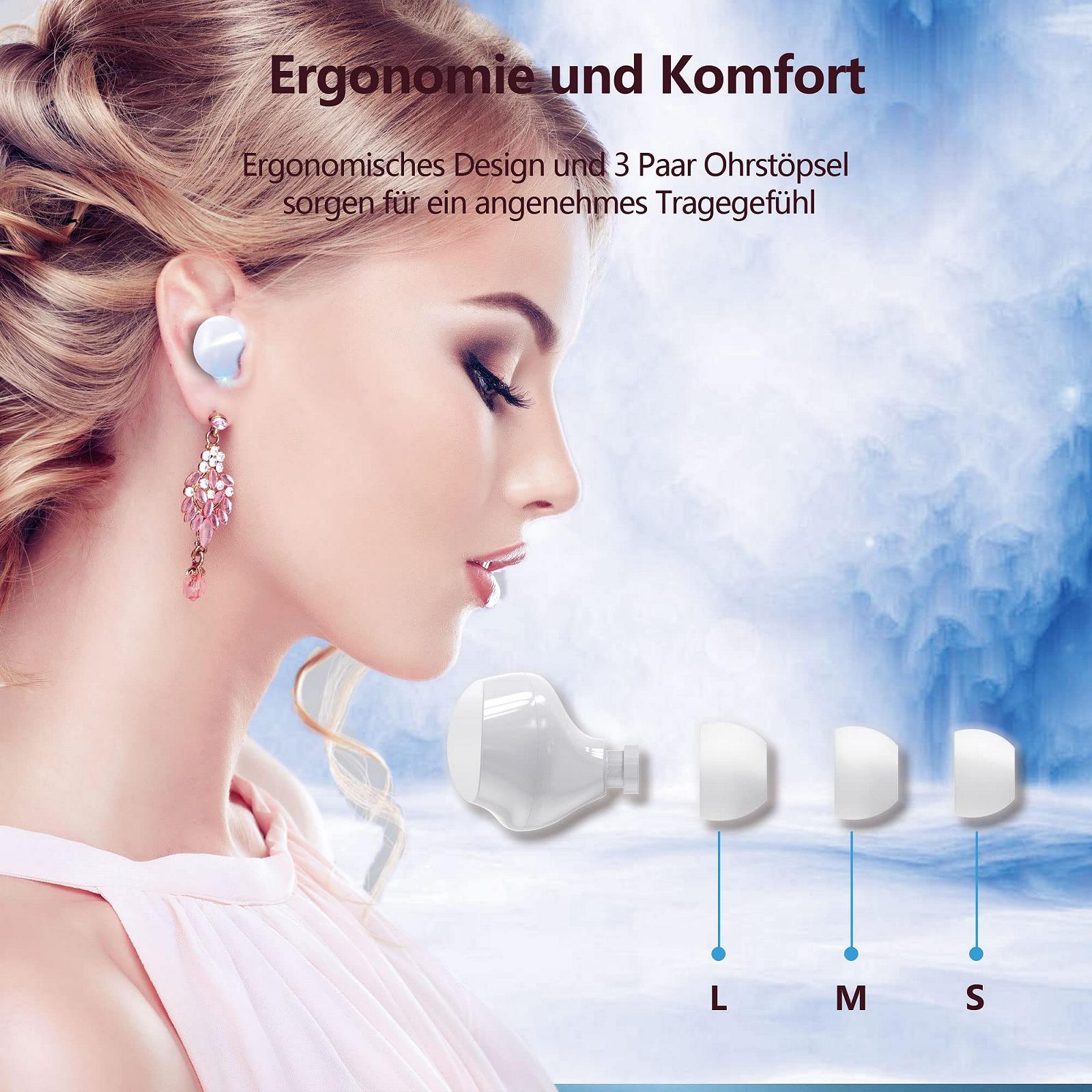 Навушники Bluetooth Вкладиші Бездротові Білі, фото №6