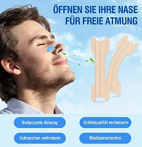 Пластыри от храпа, 50 шт, Сверхпрочные, Для лучшего дыхания во время спорта и улучшения качества сна. synthetic.ua - Фото 1