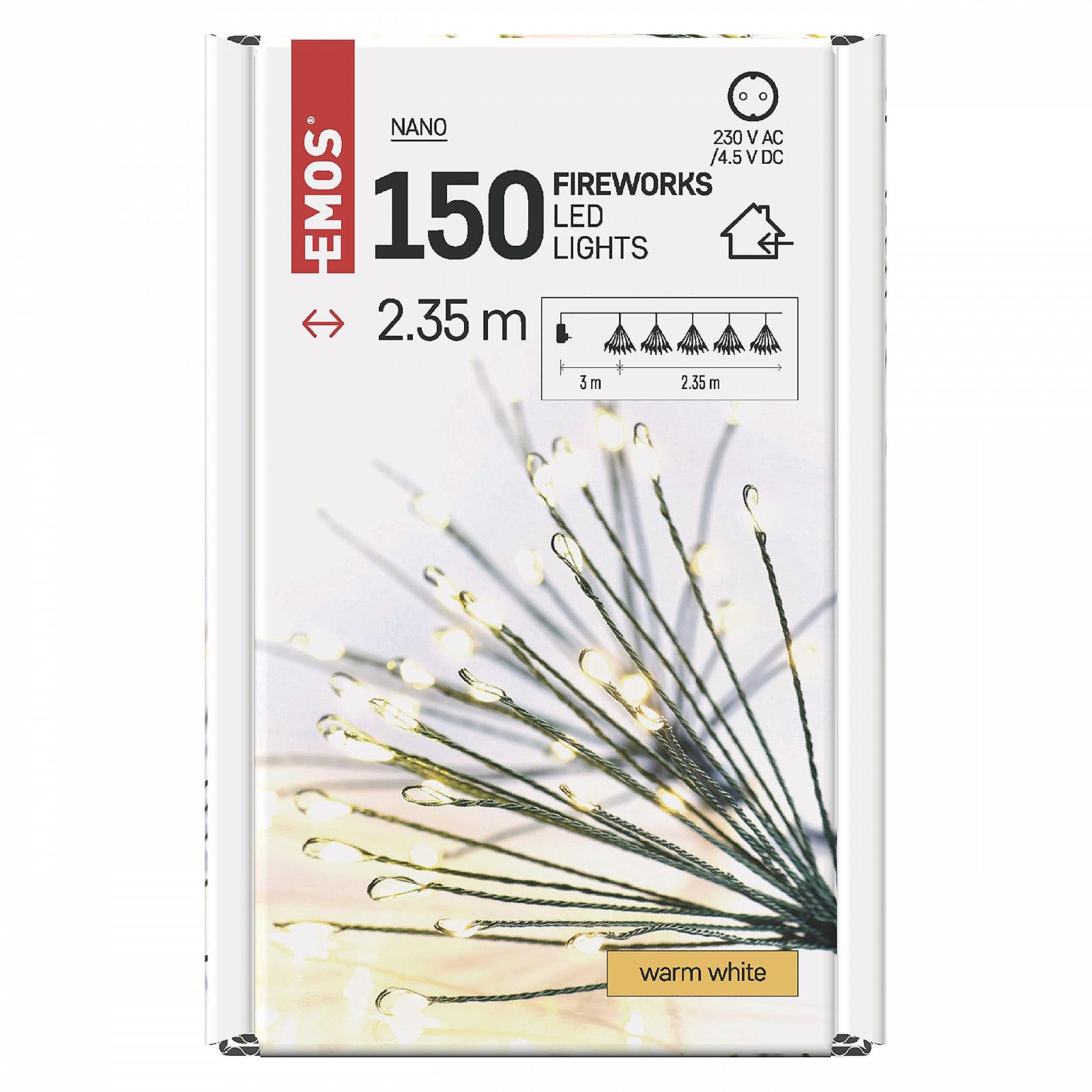 LED Гірлянда EMOS Fairy Lights Fireworks 2.35 м Теплий Білий, фото №8
