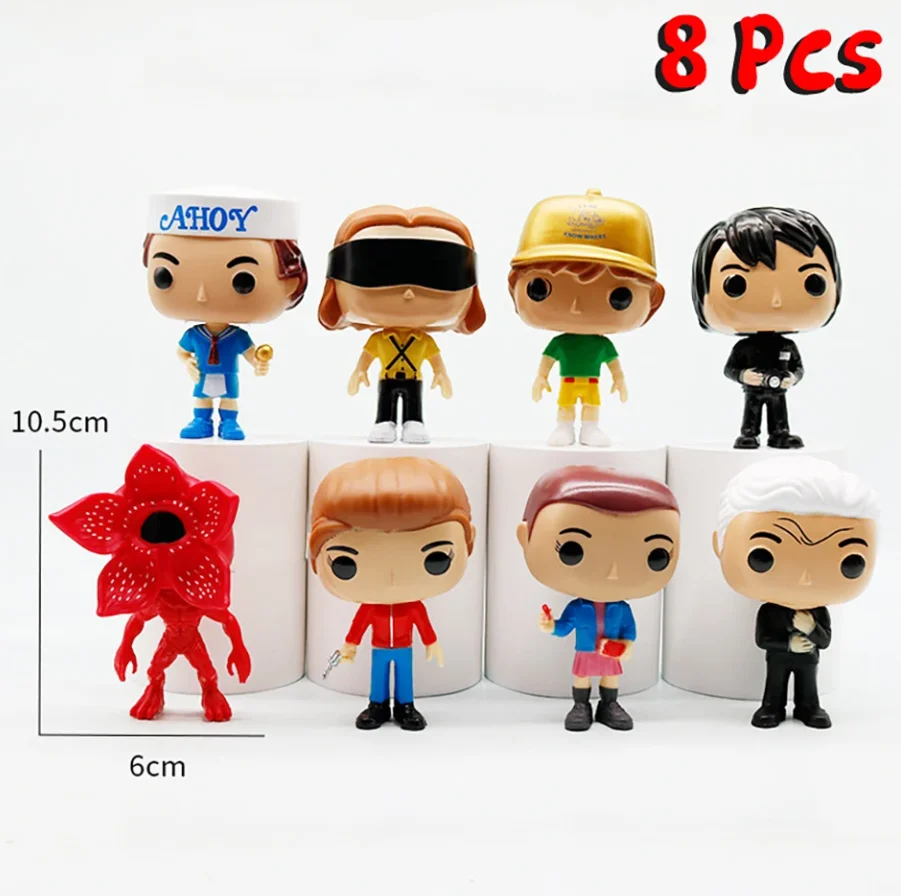 Набор фигурок Странные чудеса одиннадцать демогоргон Stranger Things Eleven - 8 шт, 10,5 см, фото №3