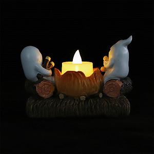 Подсвечник Ghost Campfire Halloween Tea Light synthetic.ua - Фото 1
