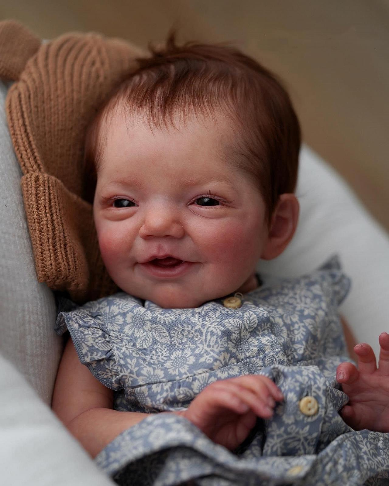 Кукла Zero pam Reborn Baby 20 дюймов 50 см Reborn Baby Полный Силиконовый Винил Реалистичная кукла Reborn Мальчик Смеющийся Reborn Куклы от 3 лет, фото №3