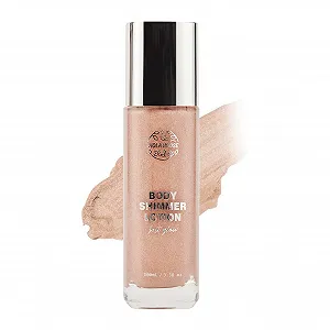 Лосьон для тела 100 мл Не липкий блестящий лосьон для тела, блестящий лосьон, увлажняющий, для отбеливания тела, нежирная жидкость, для большинства типов кожи - Фото 1