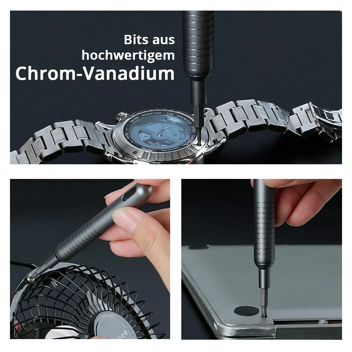 Набір викруток прецизійний STAHLWERK PSS-51 ST 51 предмет Chrome Vanadium Bit Set, фото №5