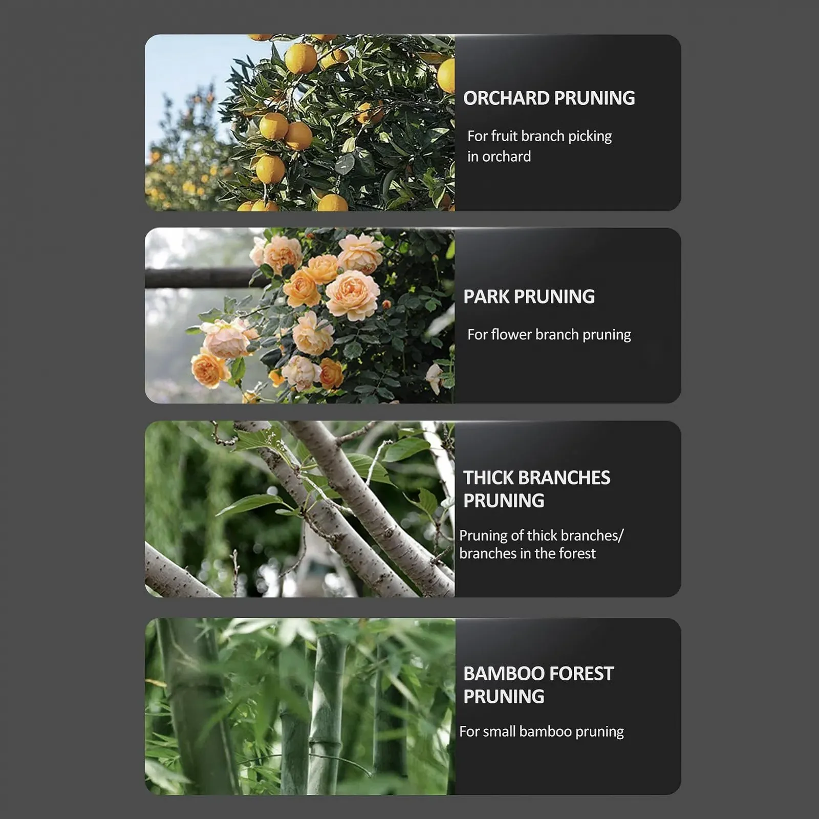 Секатор KKnoon електричний акумуляторний, діаметр зрізу 30-40 мм, з безщітковим двигуном і РК-дисплеєм, фото №6