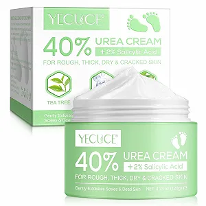 Крем для ніг Urea Cream 40% з гіалуроновою кислотою, чайним деревом та алое вера 120 г - Фото 1