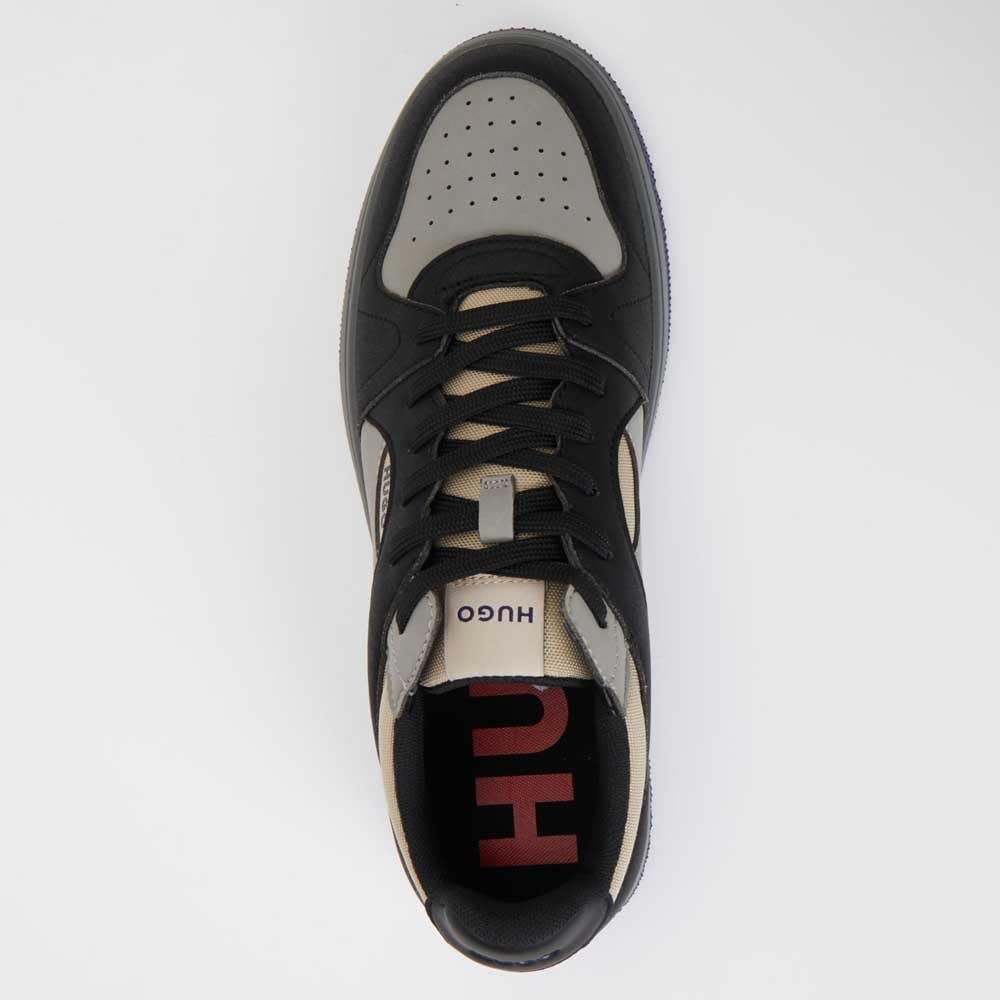 Кросівки HUGO Hadrian Tenn З різних матеріалів з деталями зі штучної шкіри нубук, фото №4 Кросівки HUGO Hadrian Tenn З різних матеріалів з деталями зі штучної шкіри нубук, фото №4