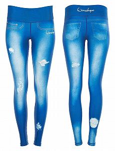 Леггинсы WINSHAPE Ael102 Functional Power Shape Jeans Slim StyleДля фитнеса, спорта, йоги и тренировок - Фото 1