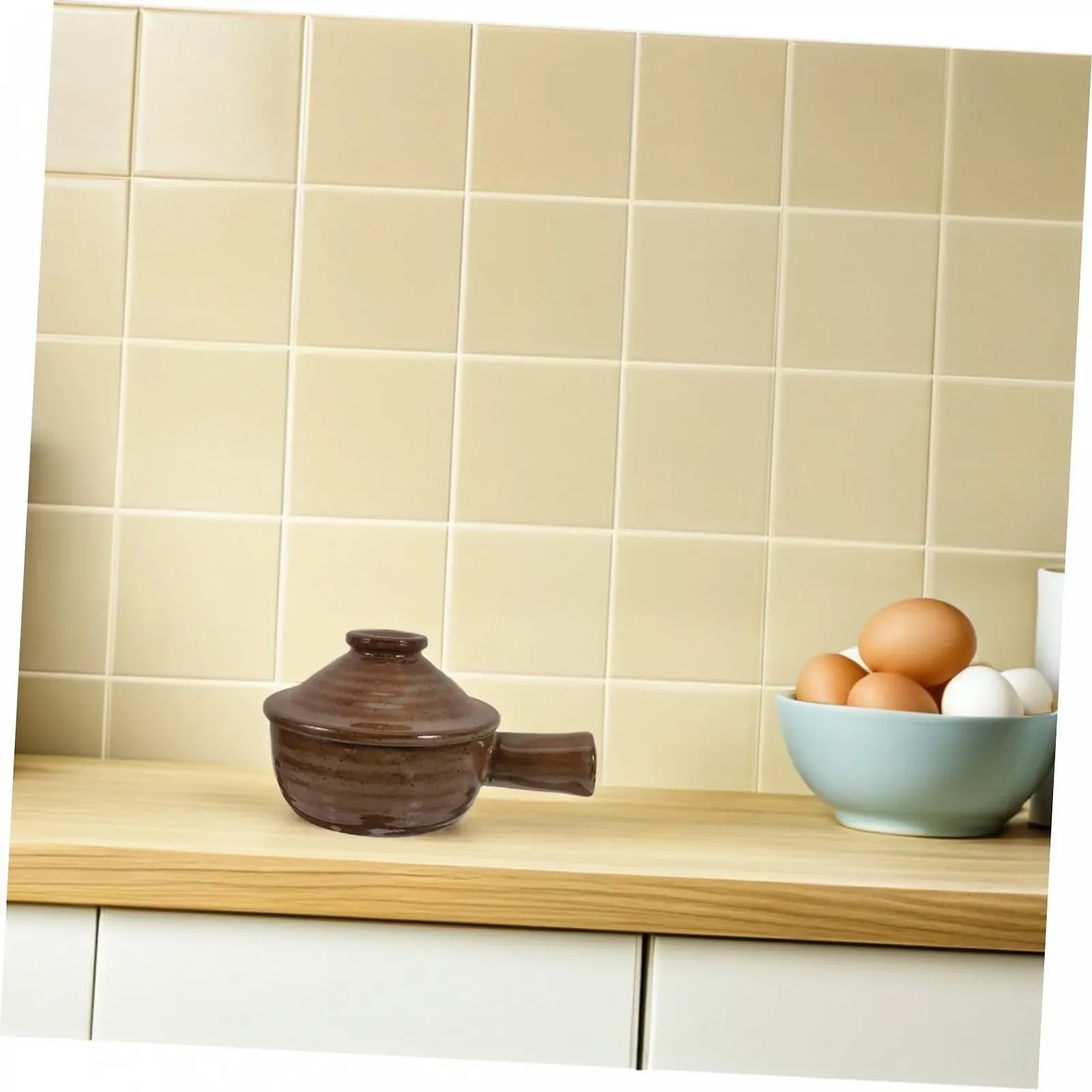 Набір ковшів BESTYASH керамічних з кришками 2 шт. для рису та запіканок, фото №7