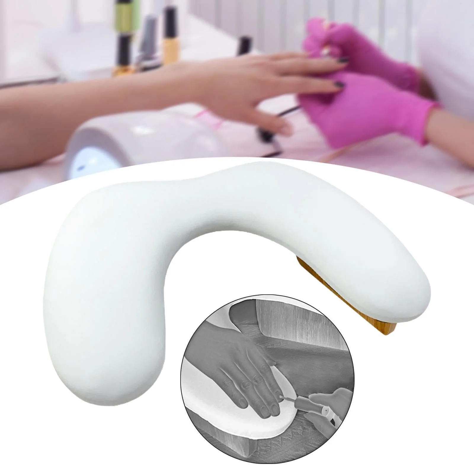 Підставка для рук для манікюру Generic, подушка для рук, фото №2
