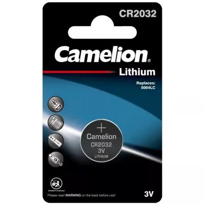 Батарейка CR 2032 Lithium 1 Camelion (CR2032-BP1), фото №1 Батарейка CR 2032 Lithium 1 Camelion (CR2032-BP1), фото №1