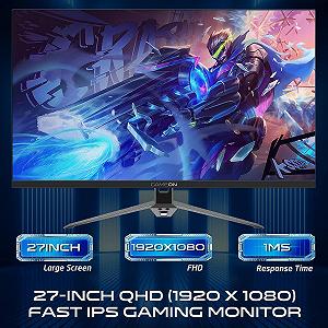 Монитор GAMEON GOP27FHD240VA 27 дюймов FHD VA 240Hz черный synthetic.ua - Фото 1