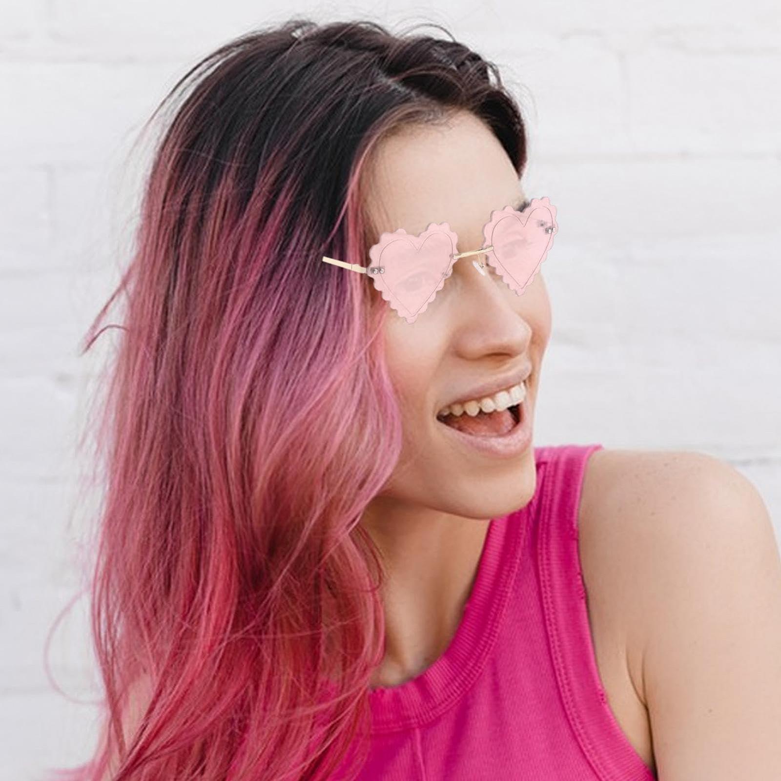 Солнцезащитные Очки Сердце Без оправы, фото №8