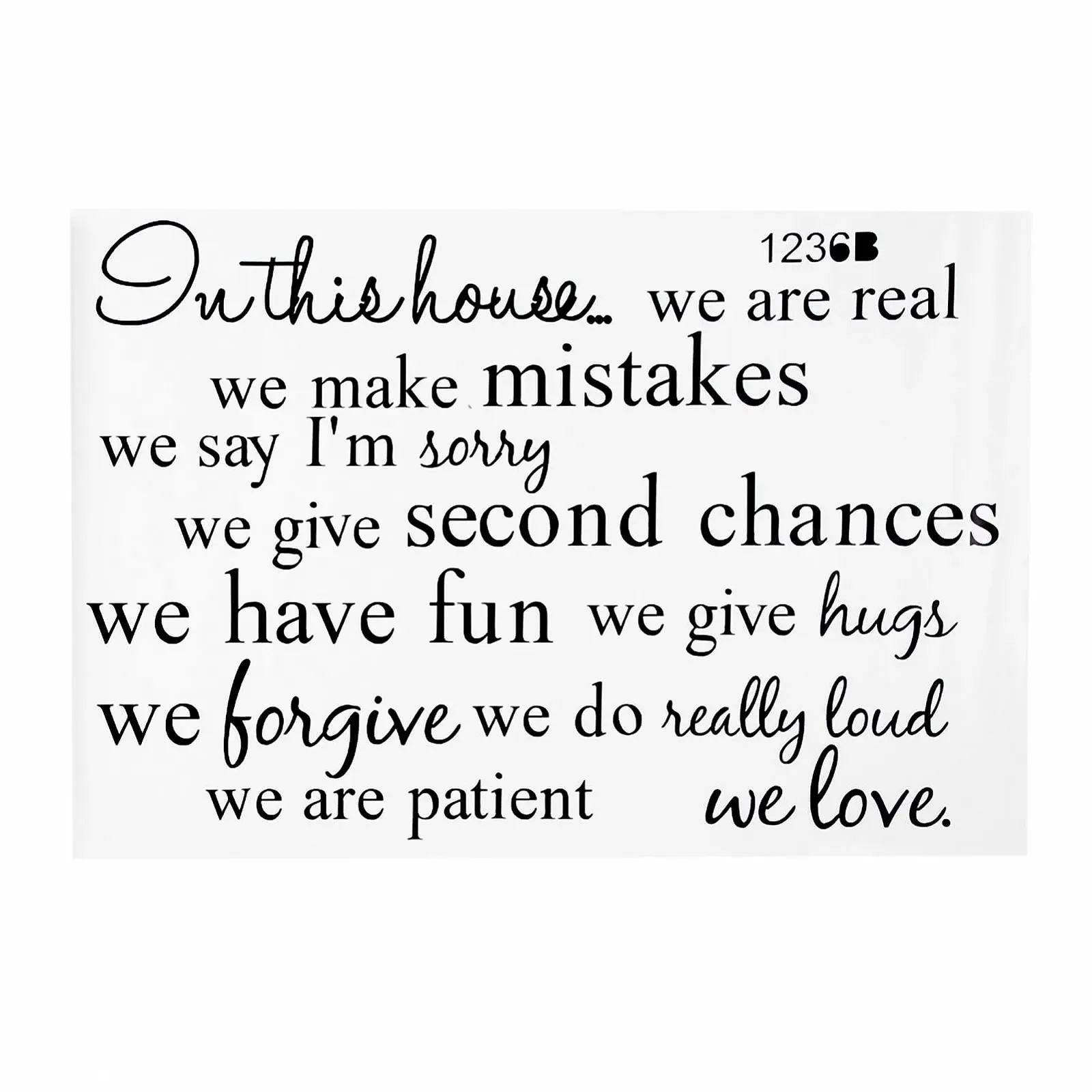 Наклейка на стену PVC Stairs Decorative Stickers Beautiful Art Sayings 61 x 41 см, фото №6 Наклейка на стену PVC Stairs Decorative Stickers Beautiful Art Sayings 61 x 41 см, фото №6