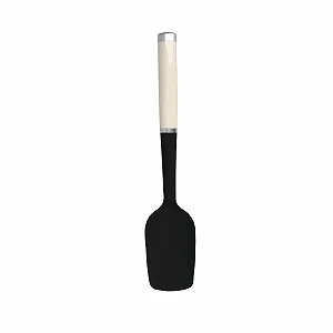 Лопатка-ложка KitchenAid силиконовая термостойкая Almond Creme - Фото 1