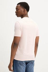 Мужская футболка Guess Jeans, Розовая, L synthetic.ua - Фото 1