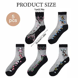 Шкарпетки Прозорі Жіночі Чорний synthetic.ua - Фото 1