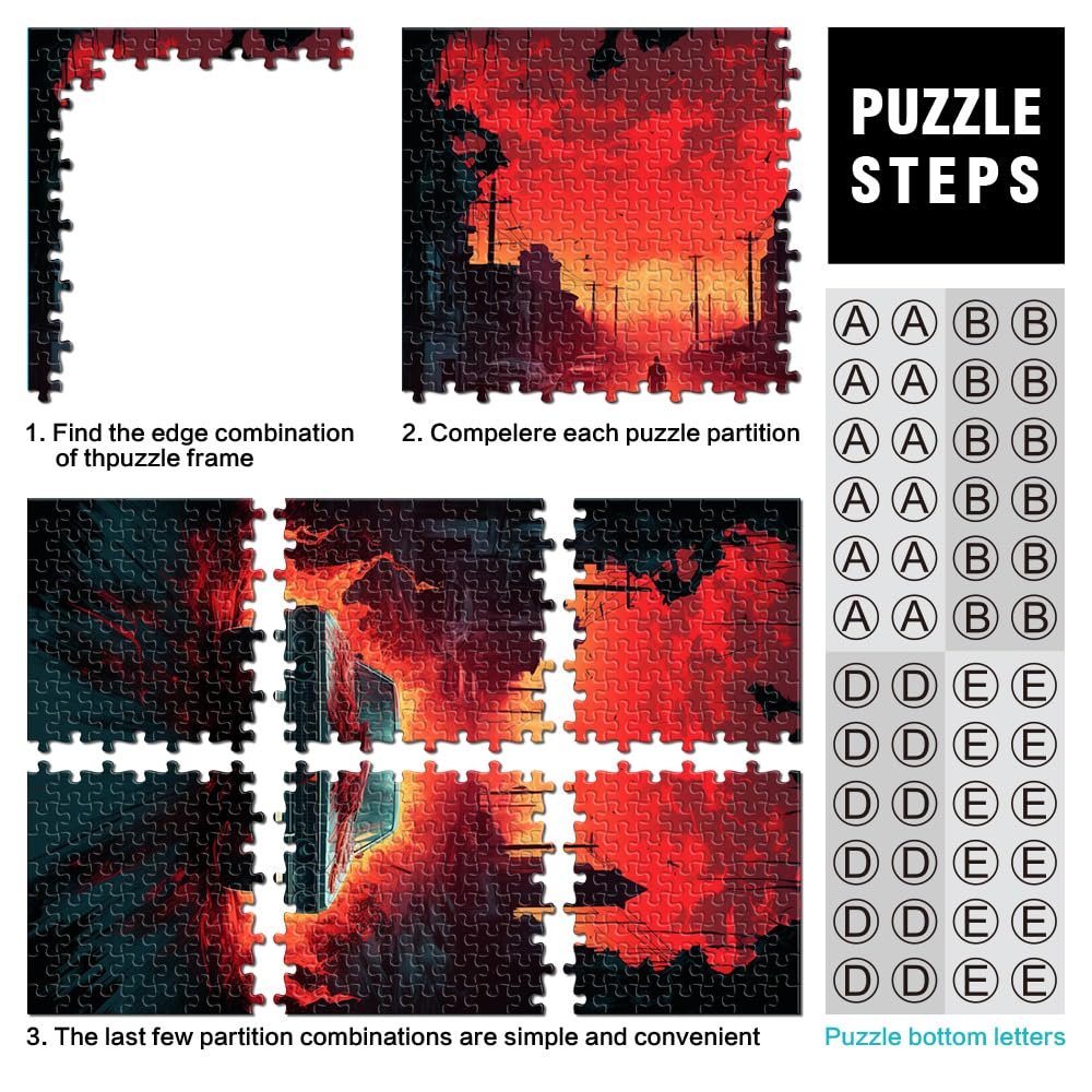 Пазл Supernatural Car 1000 деталей деревянный 50 x 75 см, фото №4