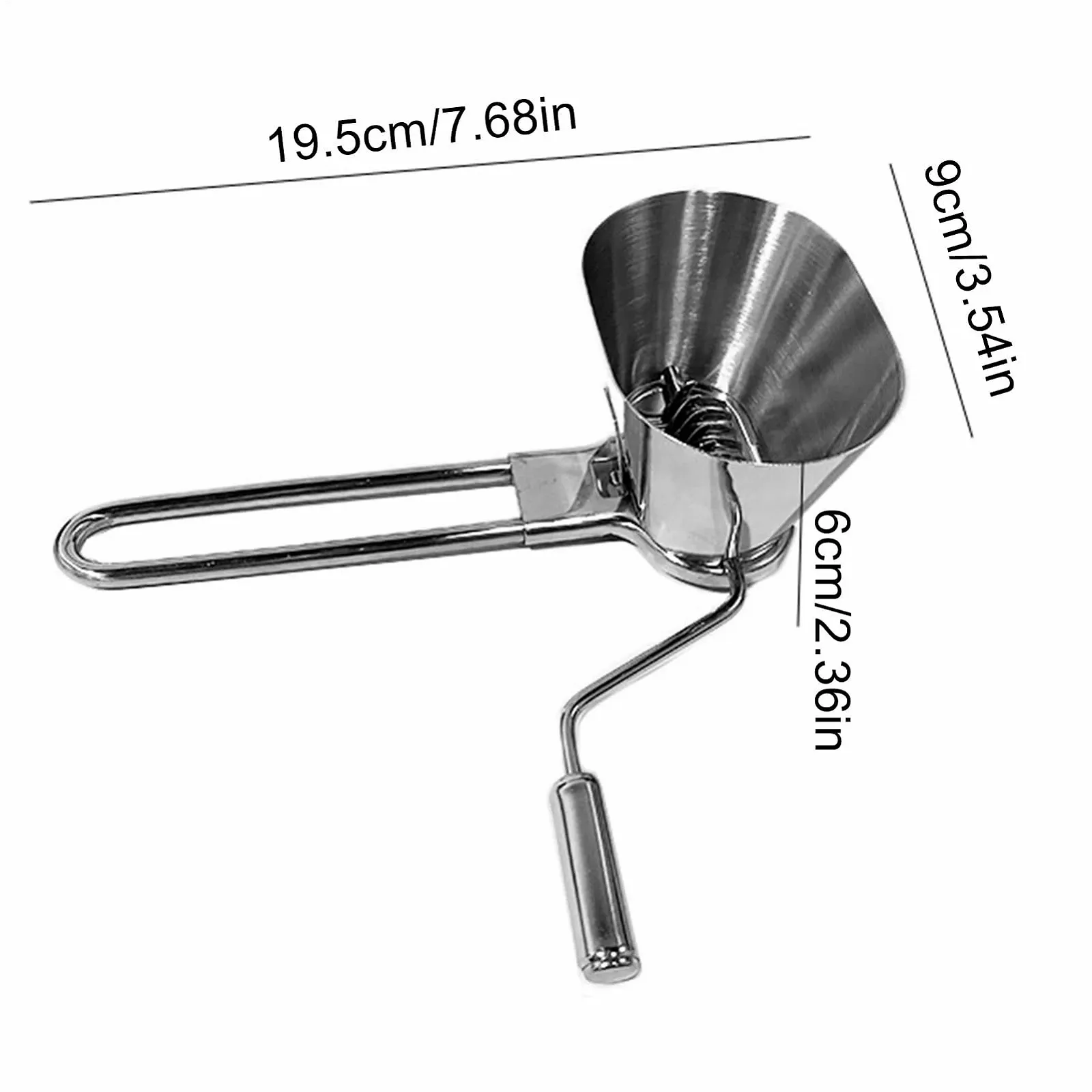 Подрібнювач ручний для цибулі, для нарізання шніту та зеленої цибулі, фото №5