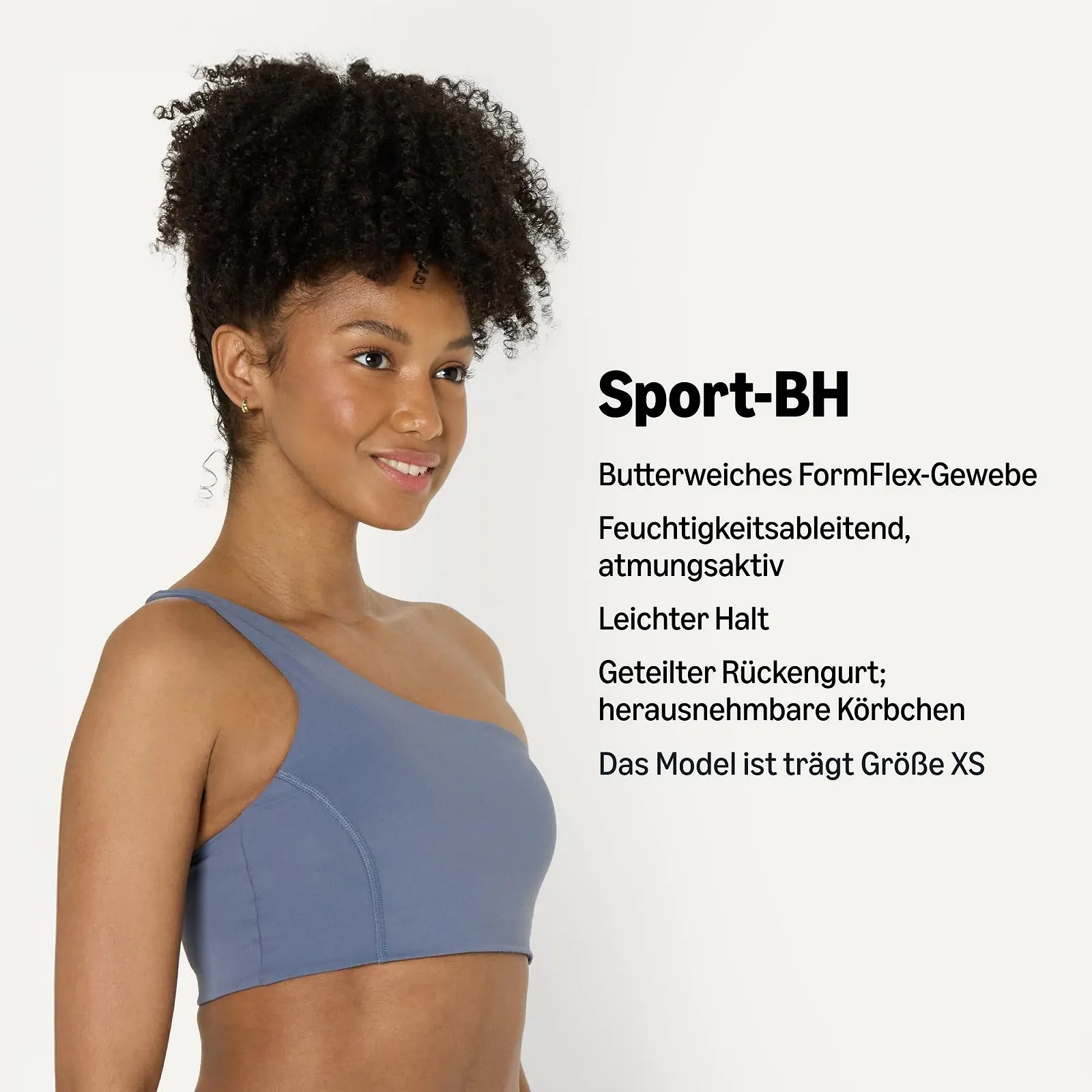 Спортивний бюстгальтер Amazon Essentials Active FormFlex м'який на одне плече з ремінцями на спині, фото №2 Спортивний бюстгальтер Amazon Essentials Active FormFlex м'який на одне плече з ремінцями на спині, фото №2