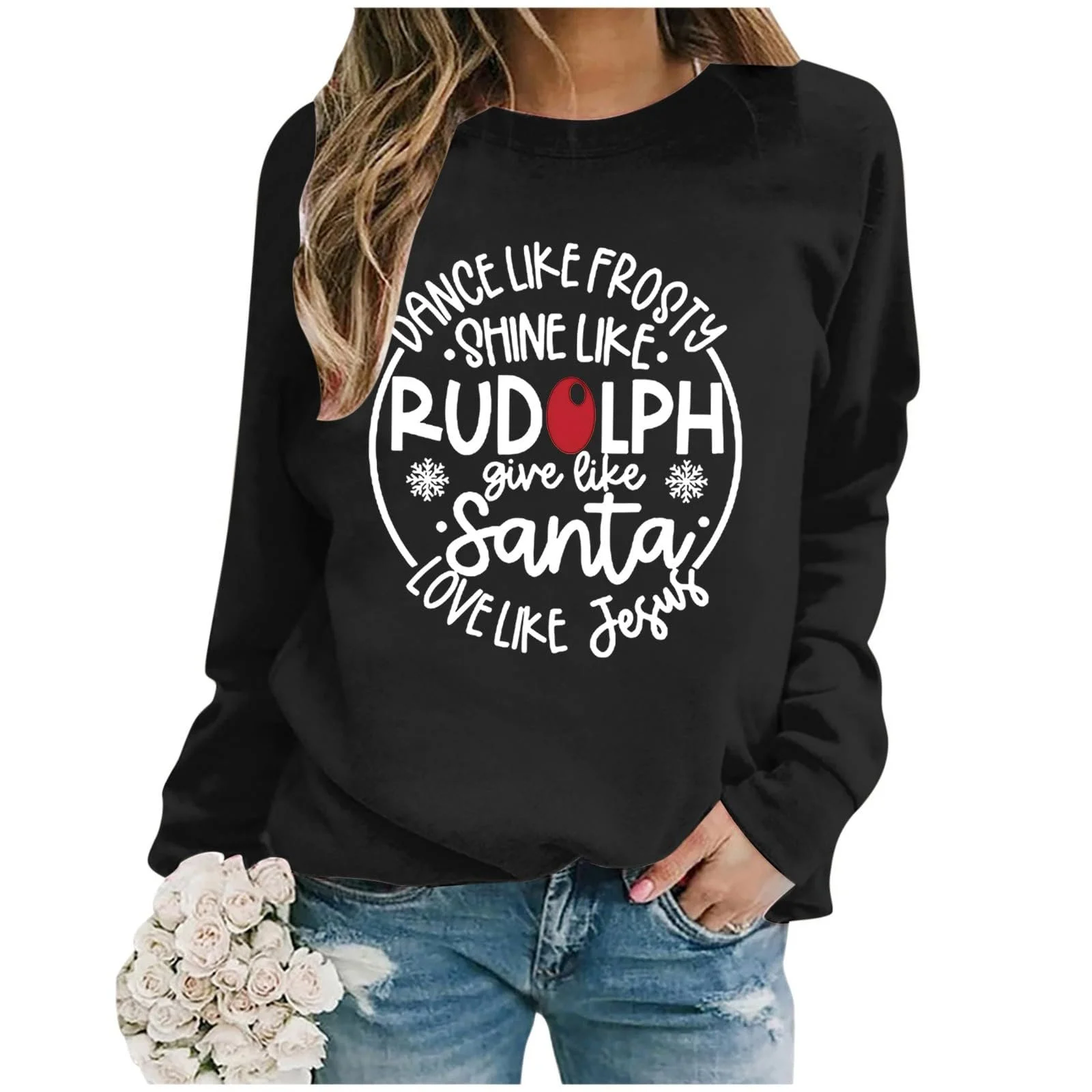 Рождественский Пуловер Oversize, фото №1 Рождественский Пуловер Oversize, фото №1