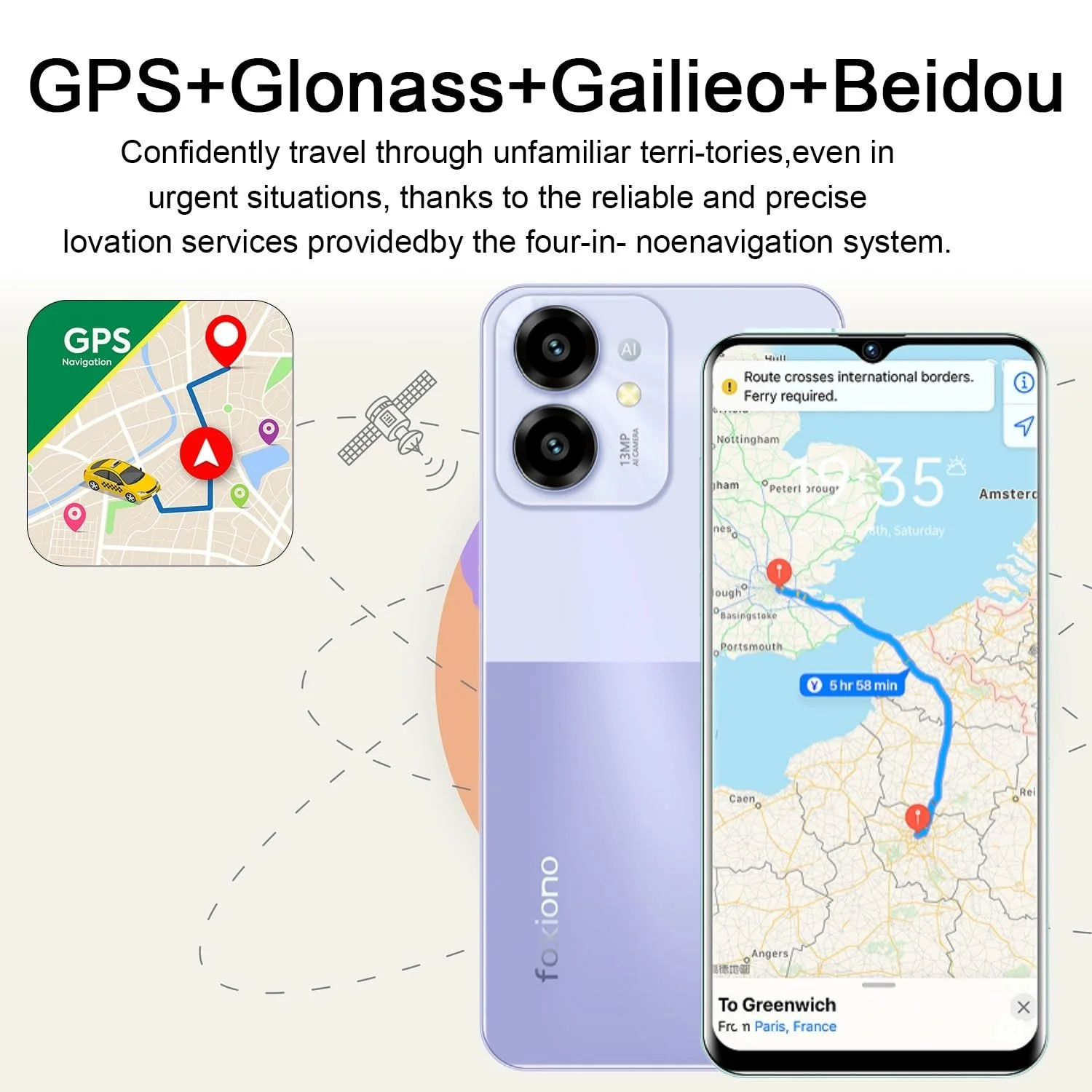 Смартфон 8GB+64GB 6,52" HD+ 13 Мп+5 Мп 4000 мАч 4G Dual SIM, фото №3