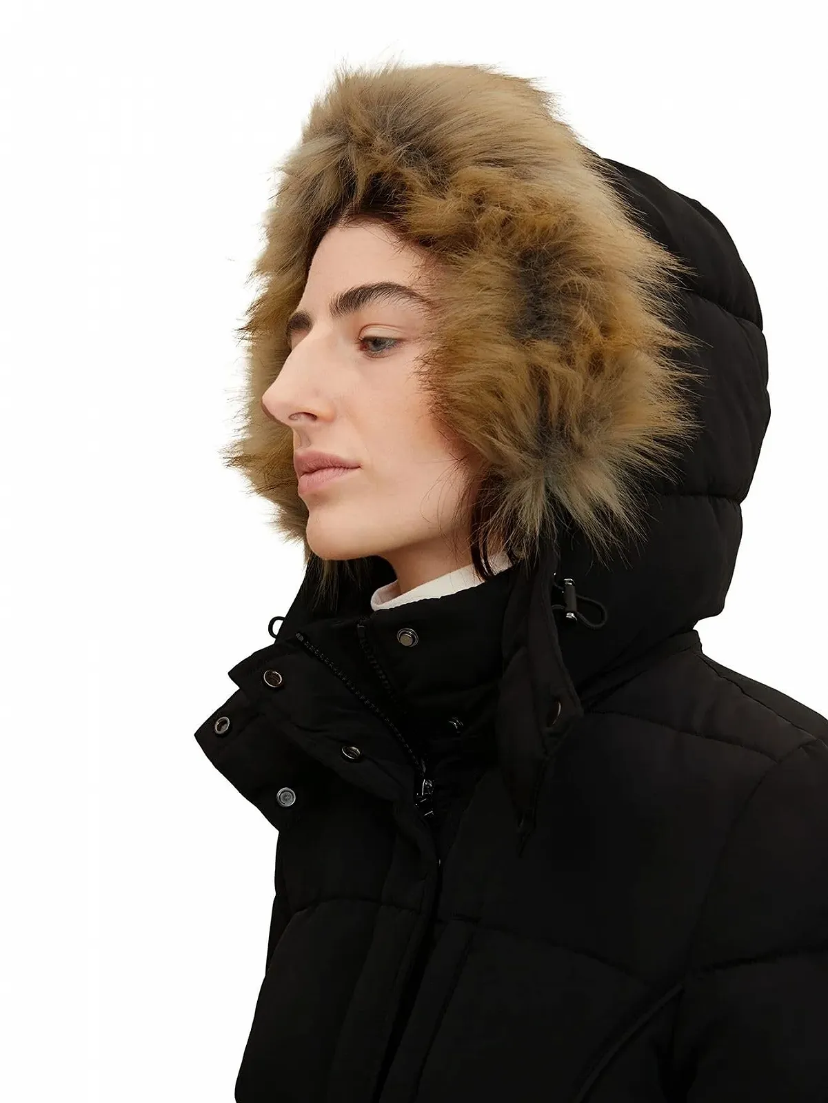 Зимнее пальто TOM TAILOR с капюшоном, фото №4