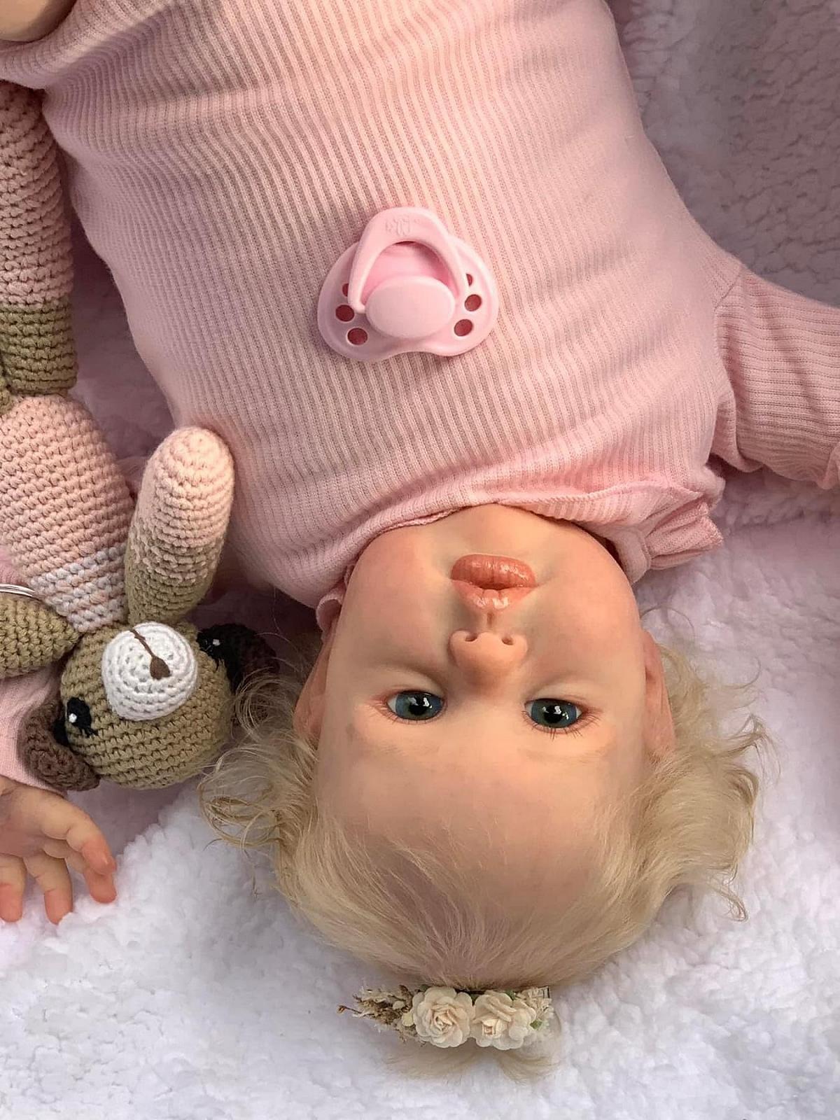 Кукла RXDOLL Реалистичная Reborn 60 см Мягкое тело Девочка Тодлер, фото №9