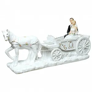 Скарбничка Весільна карета з конем - Фото 1