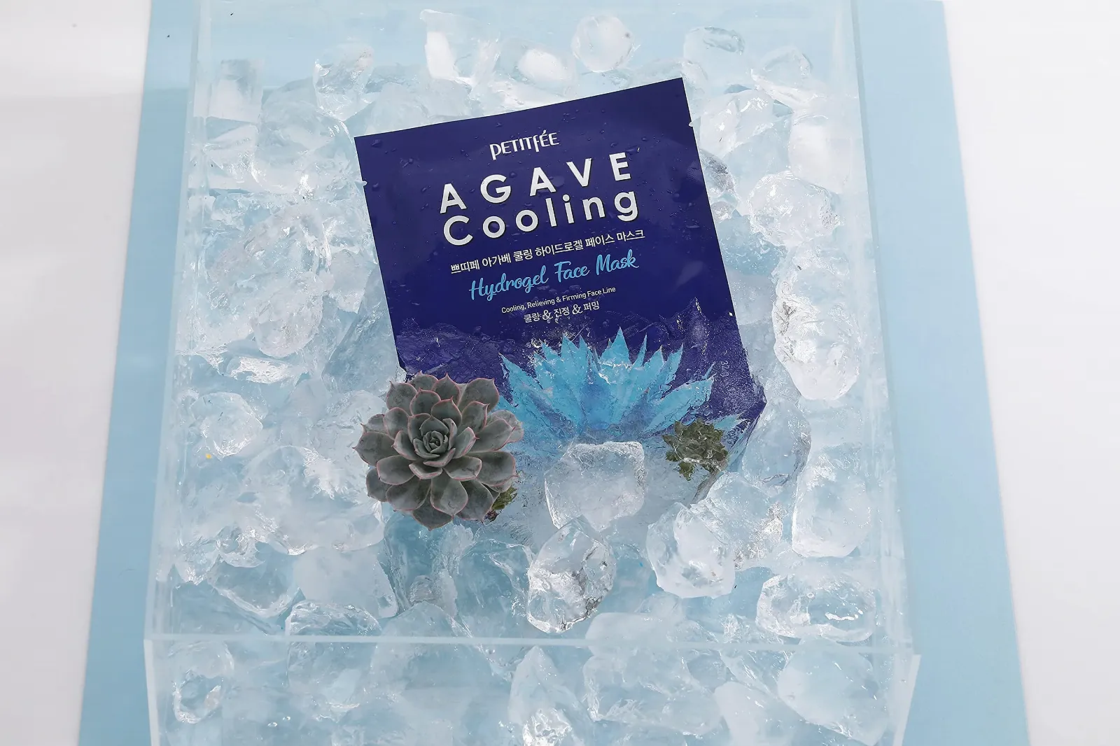Гідрогелева маска для обличчя PETITFEE Agave Cooling Single, фото №1
