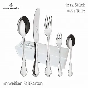 Набір столових приборів Picard & Wielpütz Palazzo з ножами з порожнистою ручкою, 60 предметів synthetic.ua - Фото 1