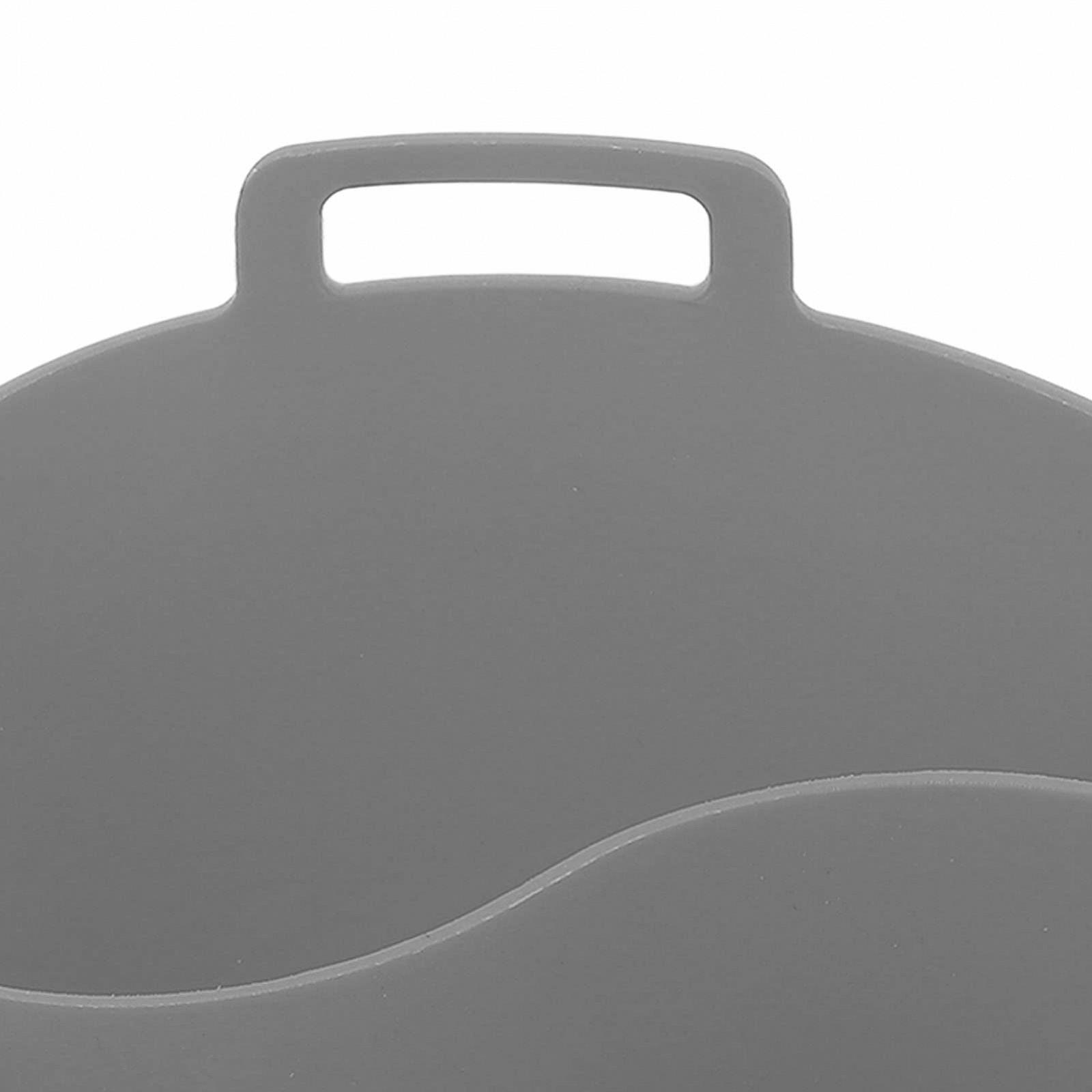 Силіконовий роздільник для мультиварки теплоустійкий багаторазовий сірий, фото №6