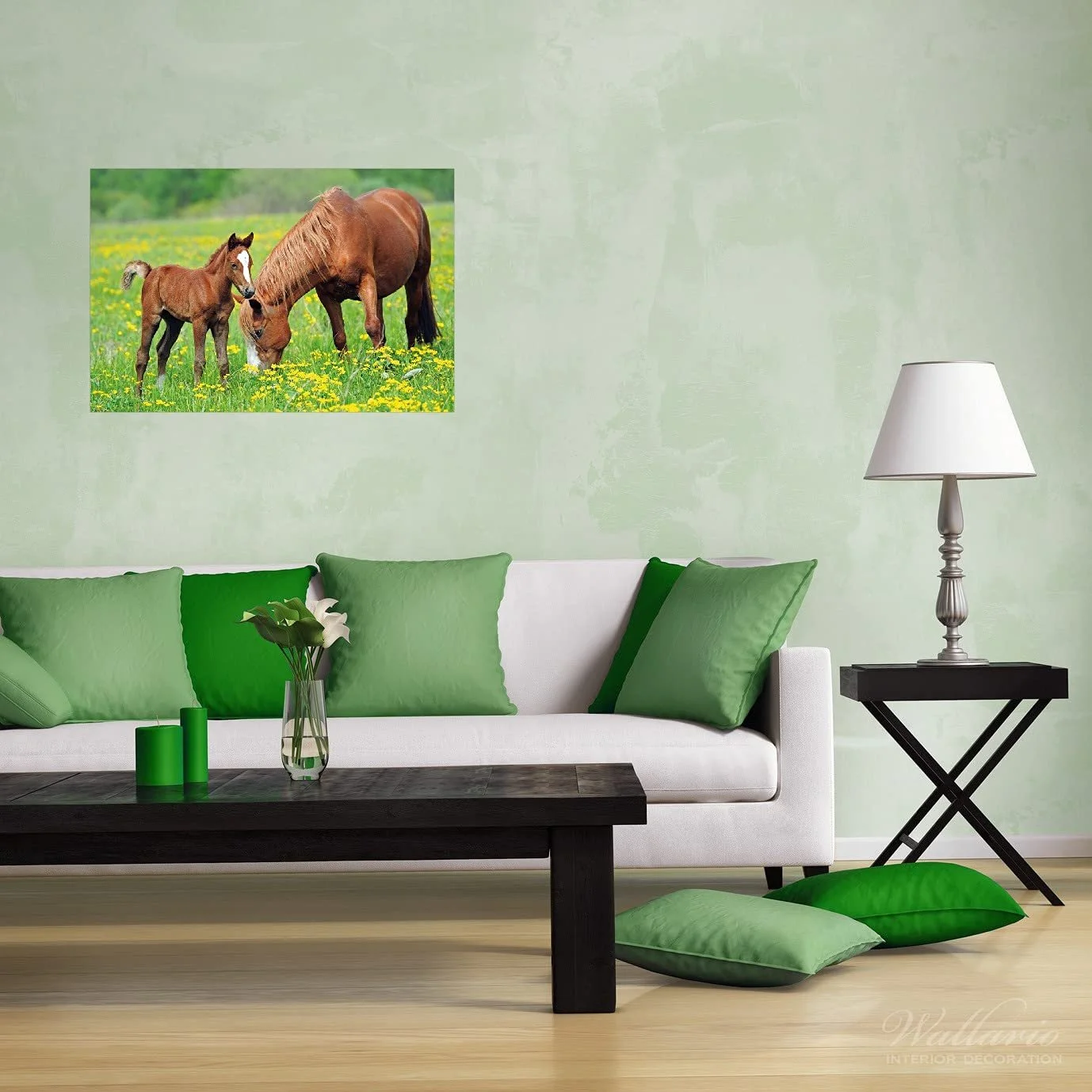 Постер Лошади на пастбище 61 x 91.5 см, фото №3
