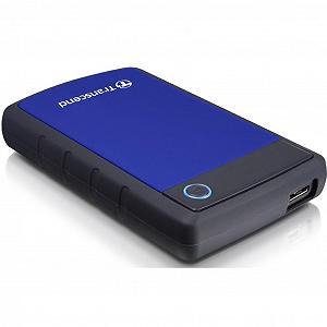 Зовнішній жорсткий диск Transcend 2ТБ 2.5" USB 3.1 синій TS2TSJ25H3B synthetic.ua - Фото 1