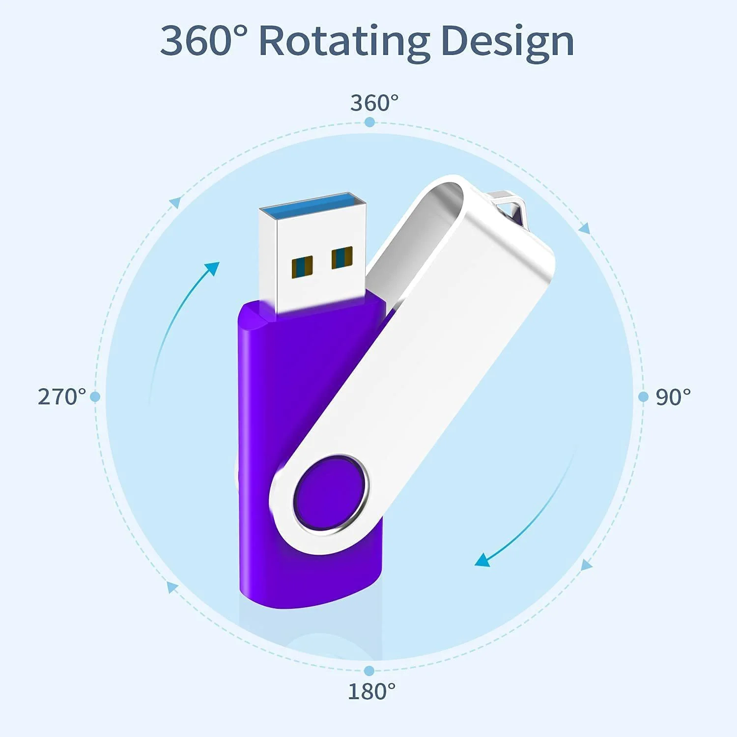 USB-флеш-накопичувач KOOTION 64GB USB 3.0 Pack of 5 Multicolor, фото №2