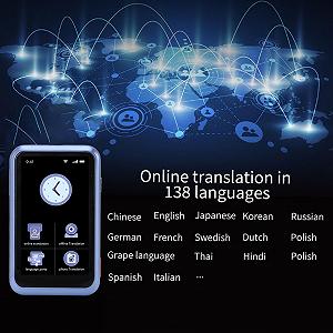 Устройство для перевода голоса ciciglow, Портативный голосовой, фотографий в реальном времени, 138 языков оффлайн, 3.0-дюймовый сенсорный экран, Аккумулятор 1100 mAh цена на synthetic.ua - Фото 1 Устройство для перевода голоса ciciglow, Портативный голосовой, фотографий в реальном времени, 138 языков оффлайн, 3.0-дюймовый сенсорный экран, Аккумулятор 1100 mAh synthetic.ua - Фото 1