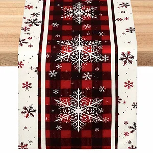 Купити Столова доріжка SOMYTING Christmas 33 x 230 см зимова що миється Червона - Фото 1 Столова доріжка SOMYTING Christmas 33 x 230 см зимова що миється Червона - Фото 1