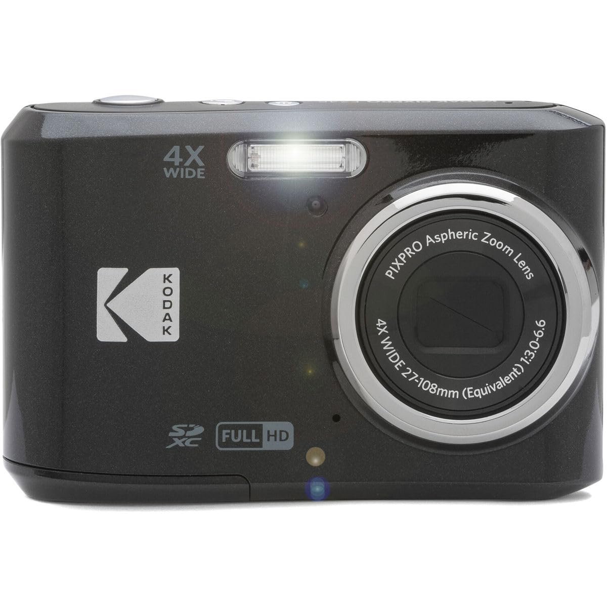 Цифровая камера KODAK Pixpro FZ45 16.44 мегапикселя, 4-кратный оптический зум, 2.7-дюймовый ЖК-дисплей, видео 720p HD, батарея AA - Черный, фото №8