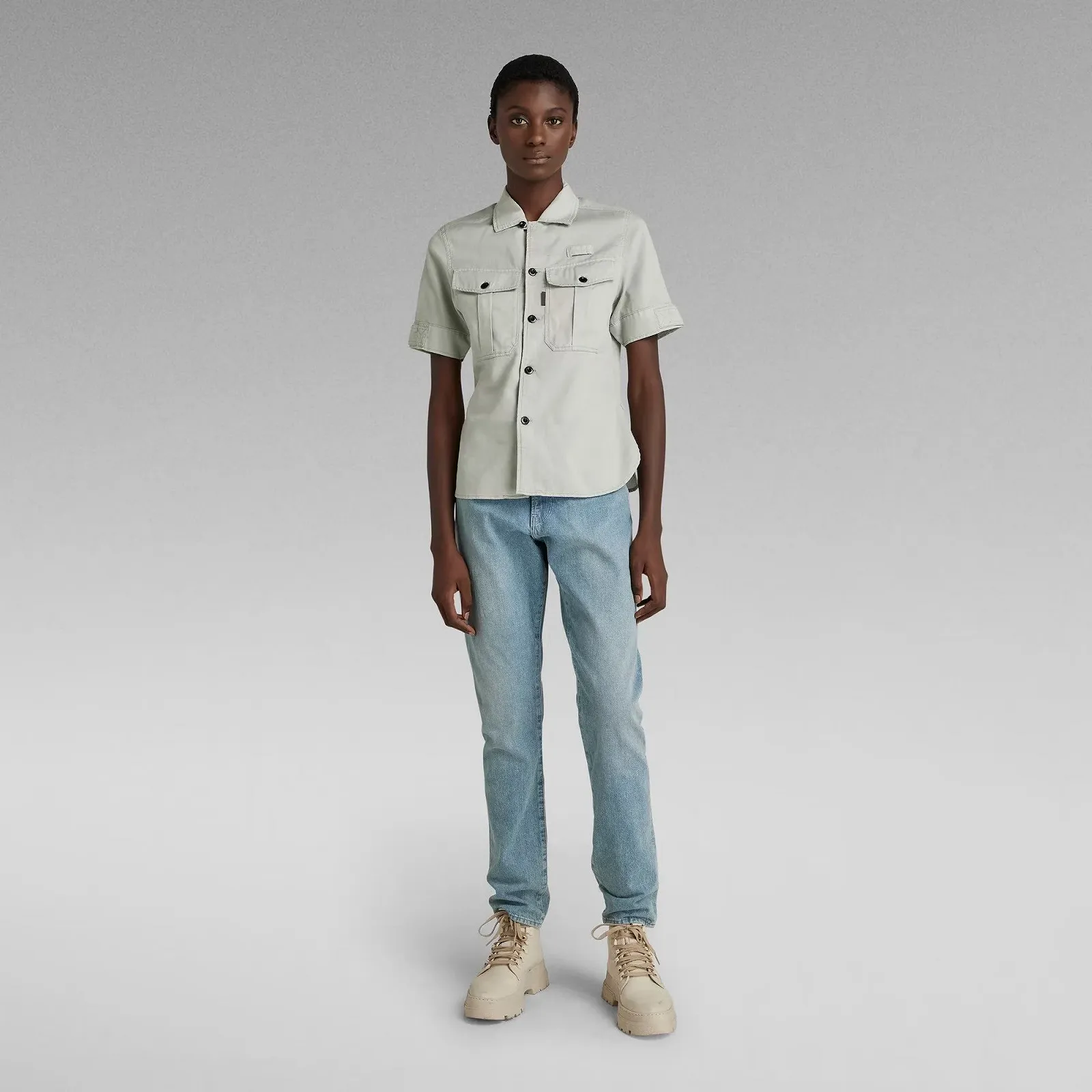 Женская рубашка G-Star RAW Officer T-Shirt - S, фото №5 Женская рубашка G-Star RAW Officer T-Shirt - S, фото №5