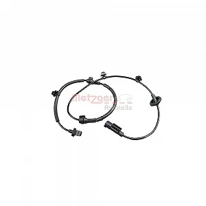 Датчик частоти обертання колеса METZGER 09001330 для MITSUBISHI, задня вісь, лівий - Фото 1