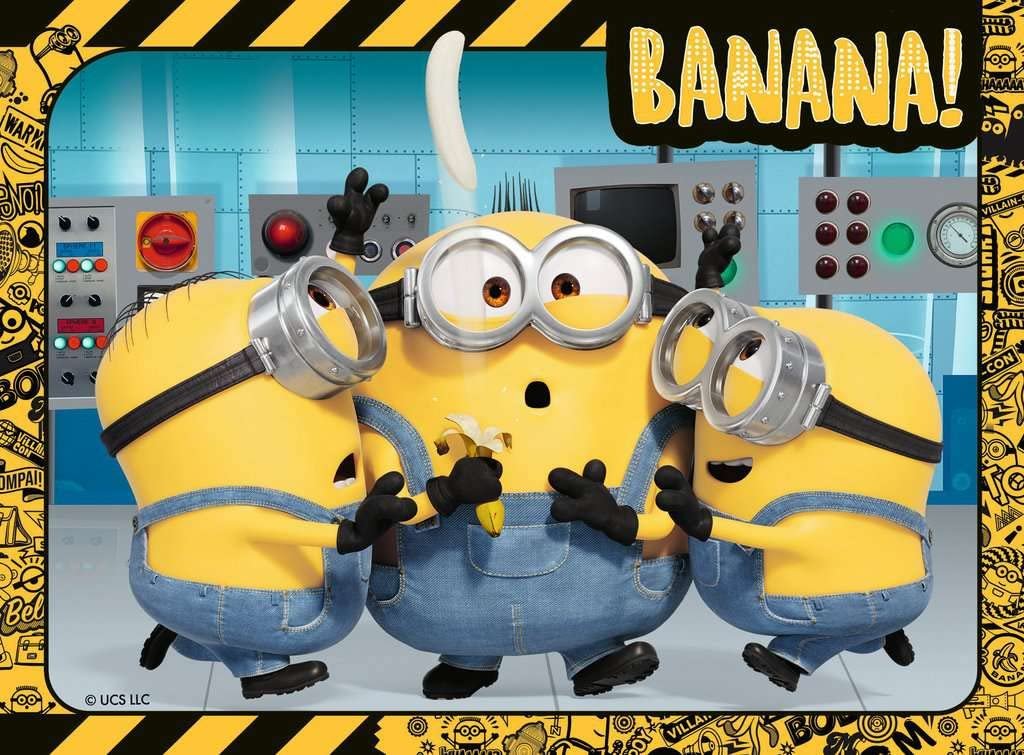 Пазл Ravensburger Minions 2 The Rise of Gru 12, 16, 20, 24 елементи в коробці 10,2 см (4 дюйми), фото №4