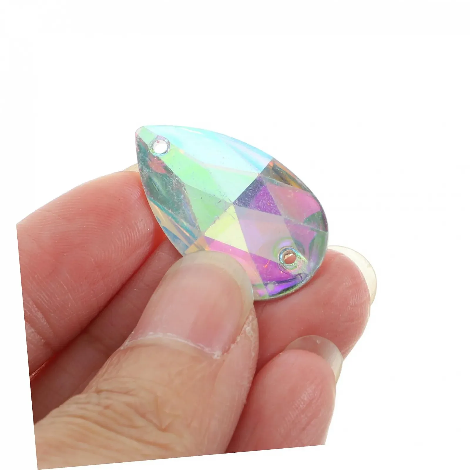 Краплі POPETPOP Стрази 100шт Кристал, фото №9